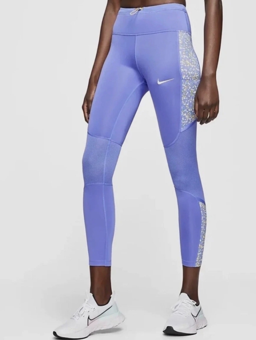 Nike | Icon Flash Running Tights | Sky Blue Floral | NWOT  | Size M